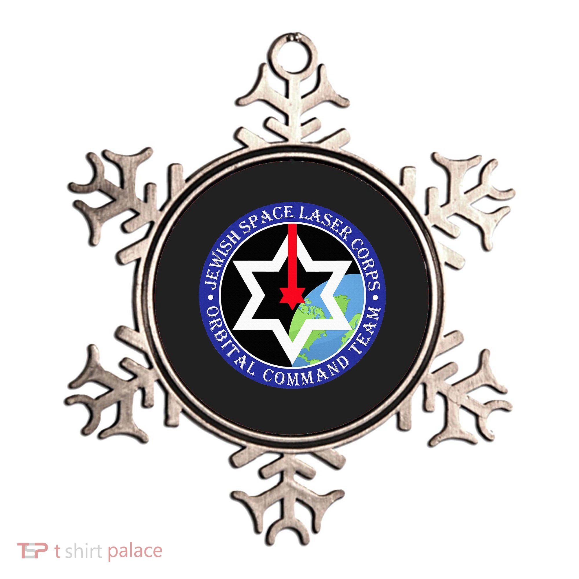 Secret Jewish Space Laser Corps Mazel Tov Funny Ornament