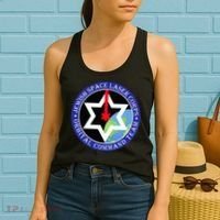 Secret Jewish Space Laser Corps Mazel Tov Funny Women's Tank Top thumb 2