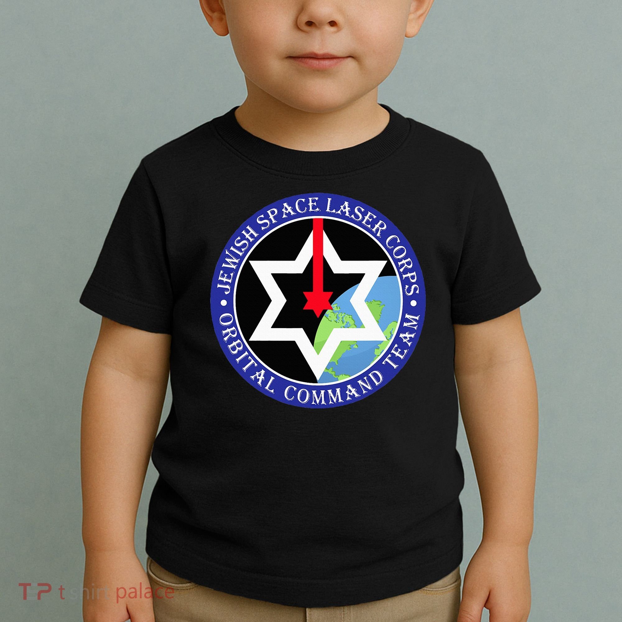 Secret Jewish Space Laser Corps Mazel Tov Funny Toddler T-Shirt