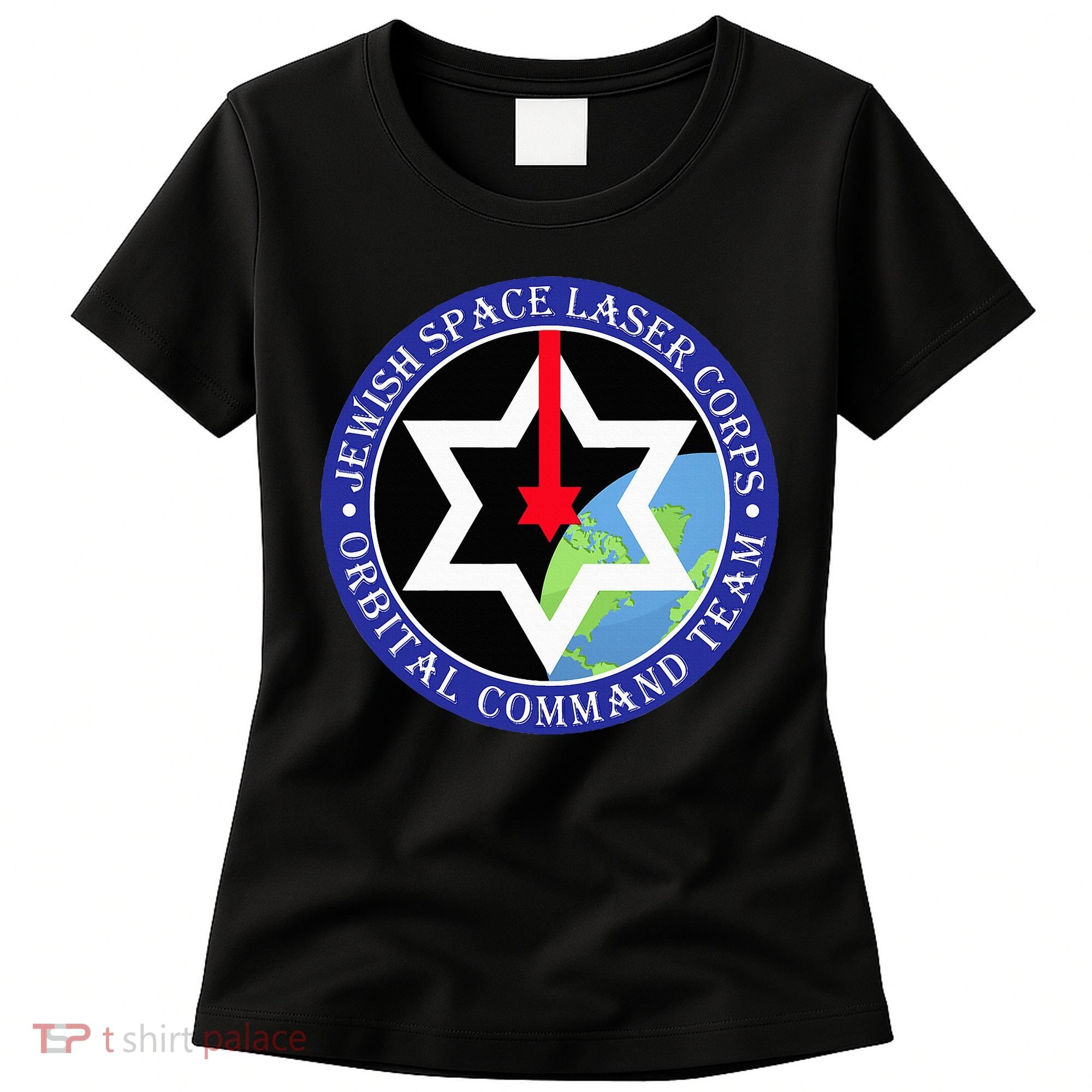 Secret Jewish Space Laser Corps Mazel Tov Funny Women's T-Shirt