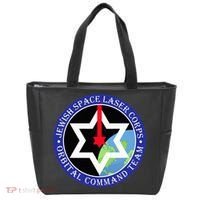 Secret Jewish Space Laser Corps Mazel Tov Funny Tote Bag thumb 0