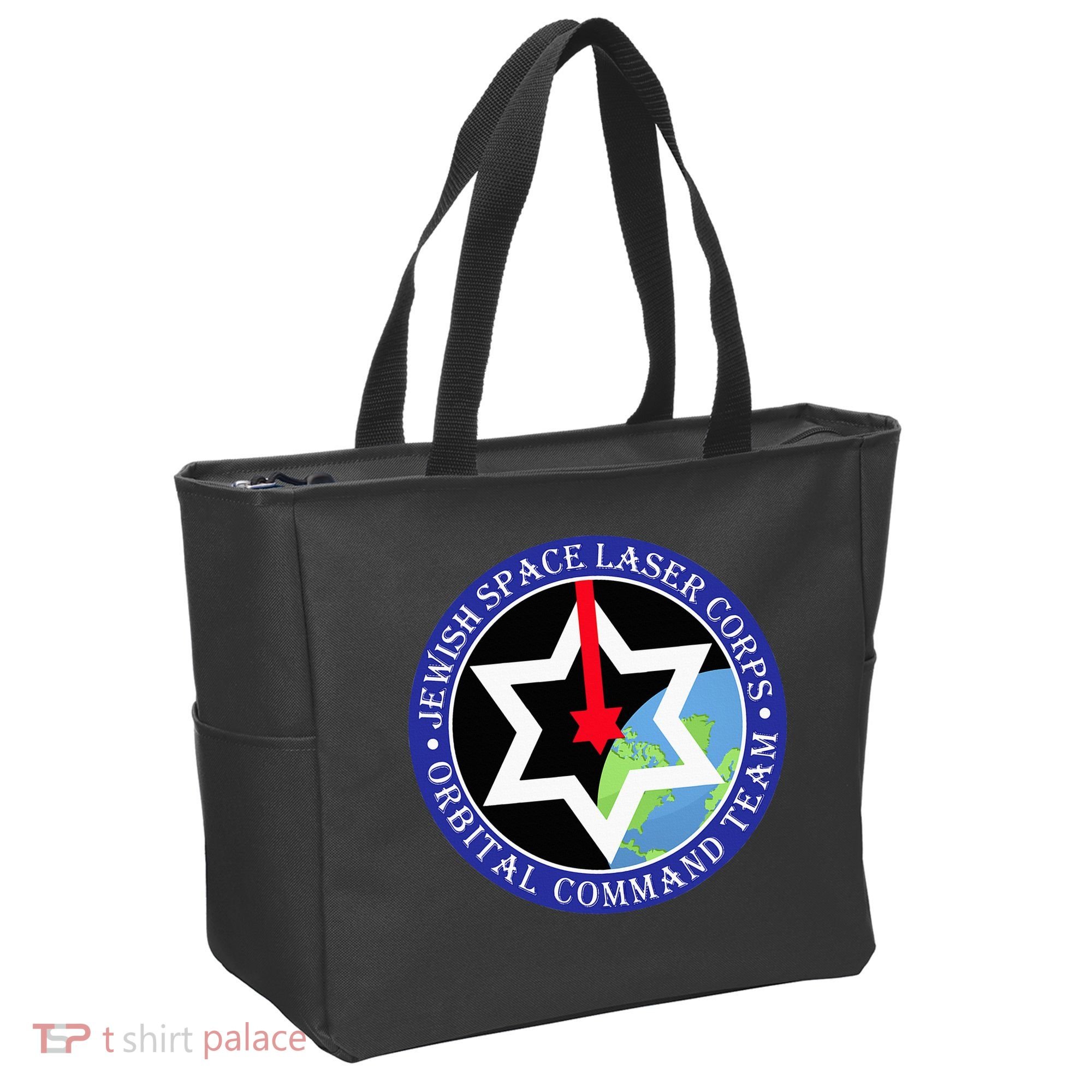 Secret Jewish Space Laser Corps Mazel Tov Funny Tote Bag