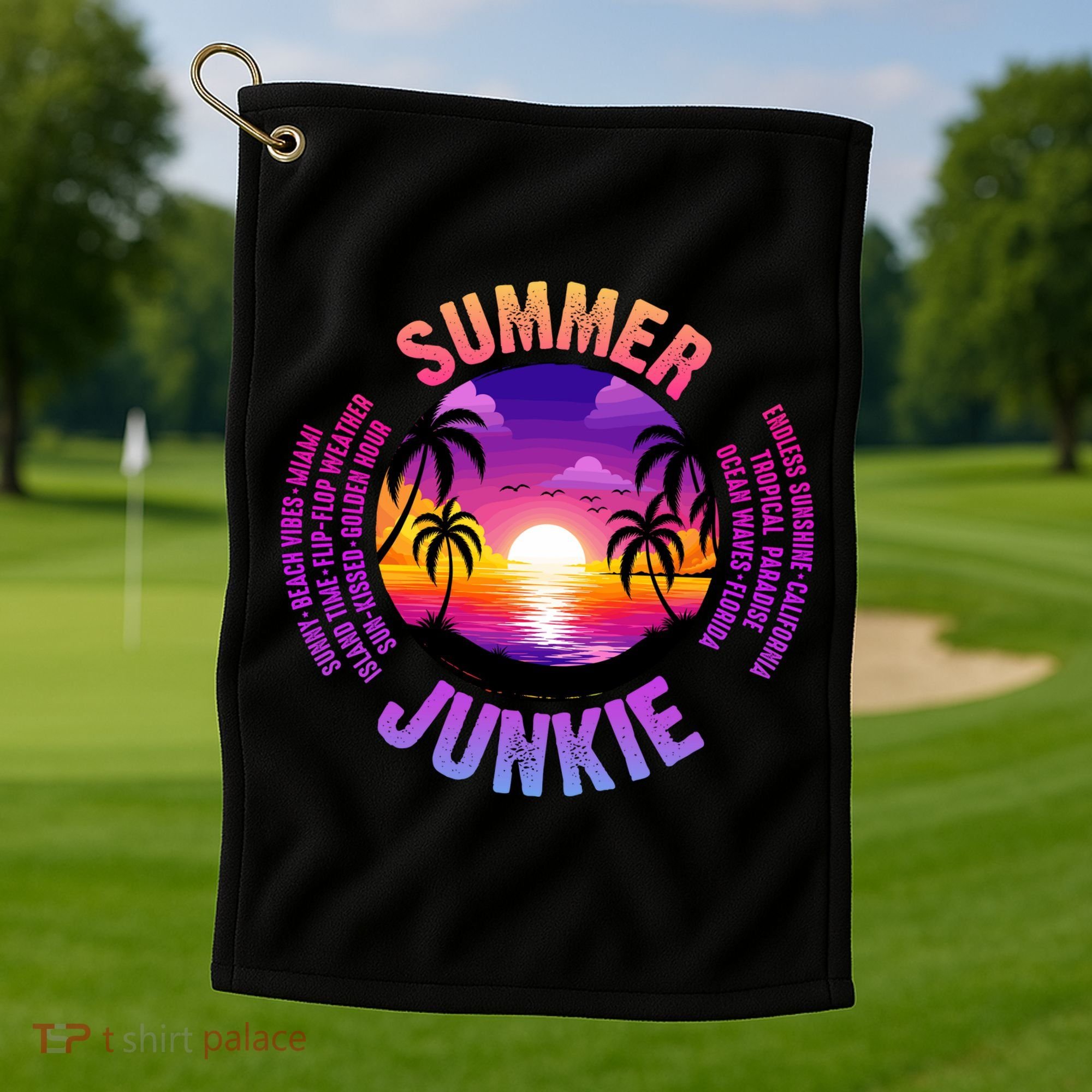 Summer Junkie Golf Towel