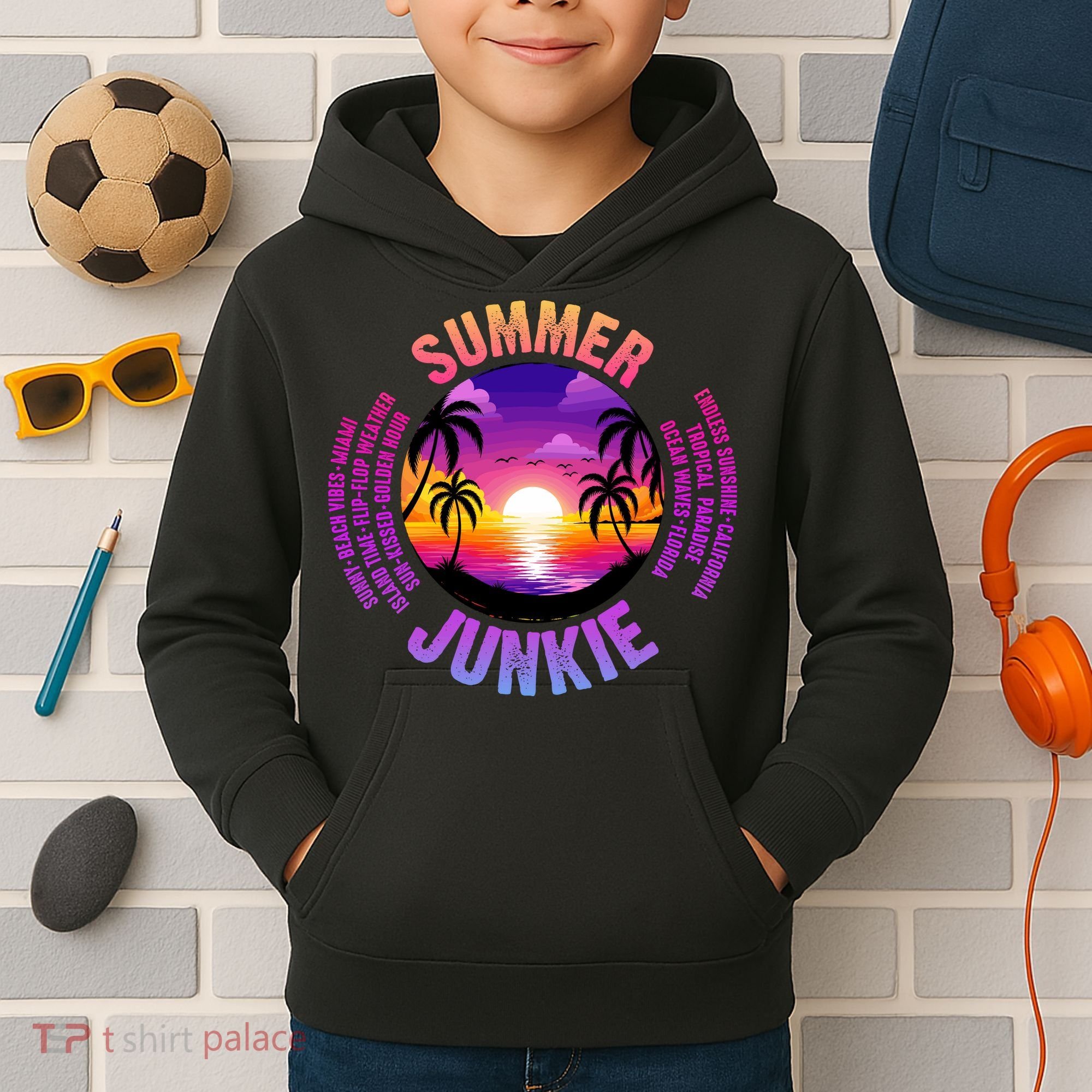 Summer Junkie Kids Hoodie