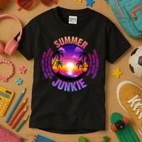 Summer Junkie Kids T-Shirt thumb 3