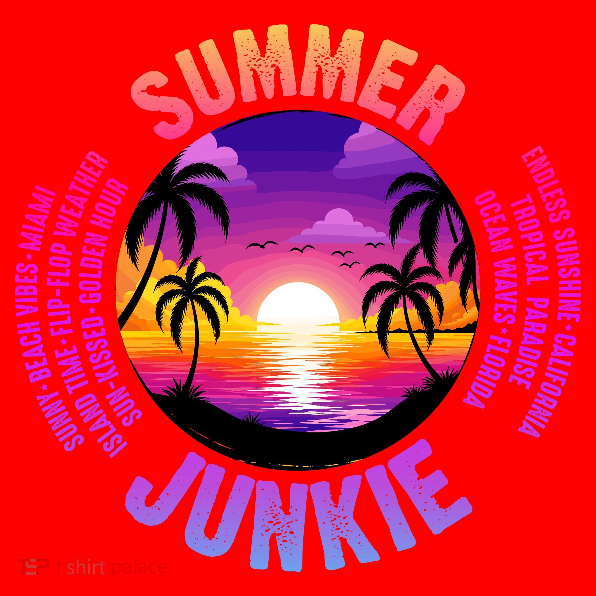 Summer Junkie Santa Hat