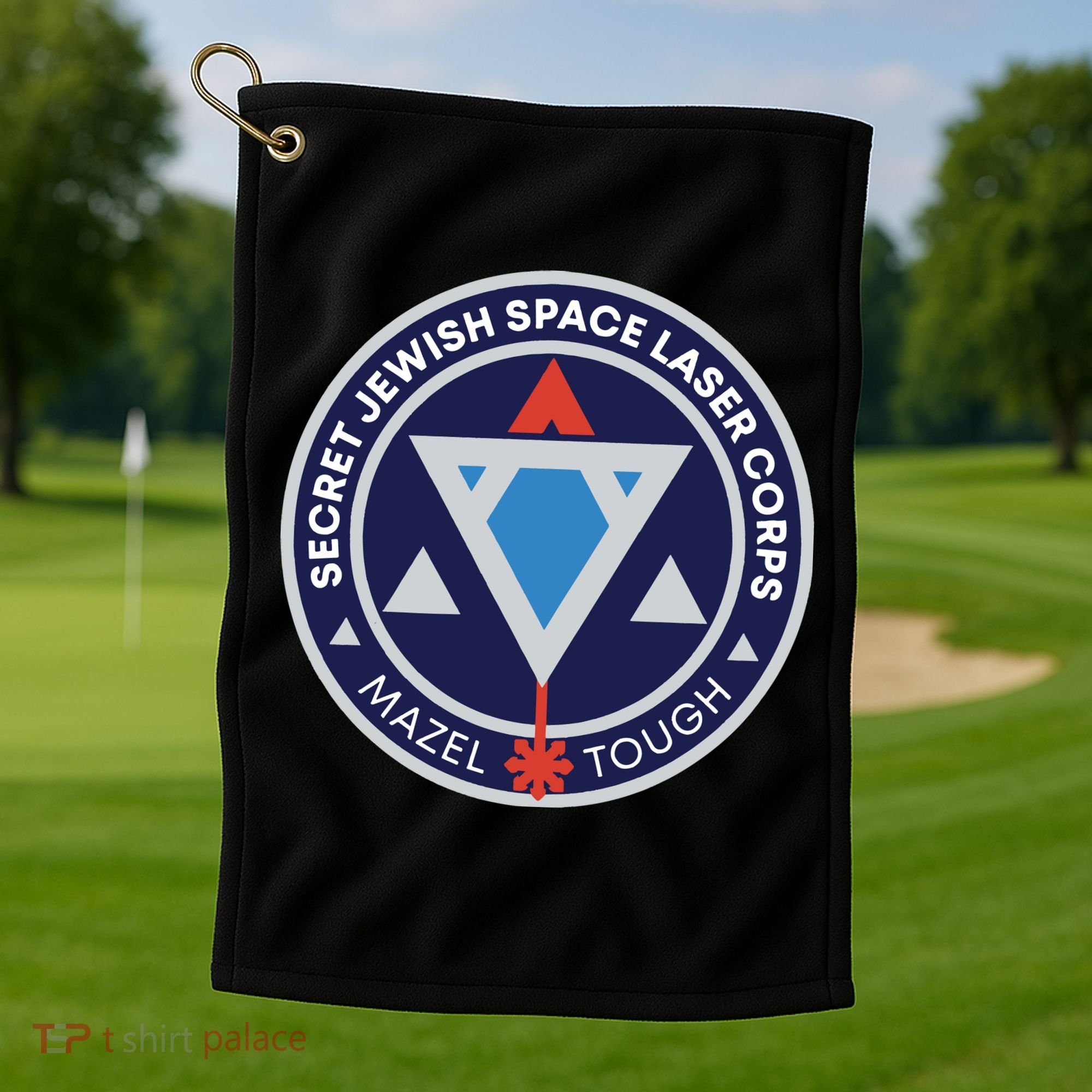 Secret Jewish Space Laser Corps Golf Towel