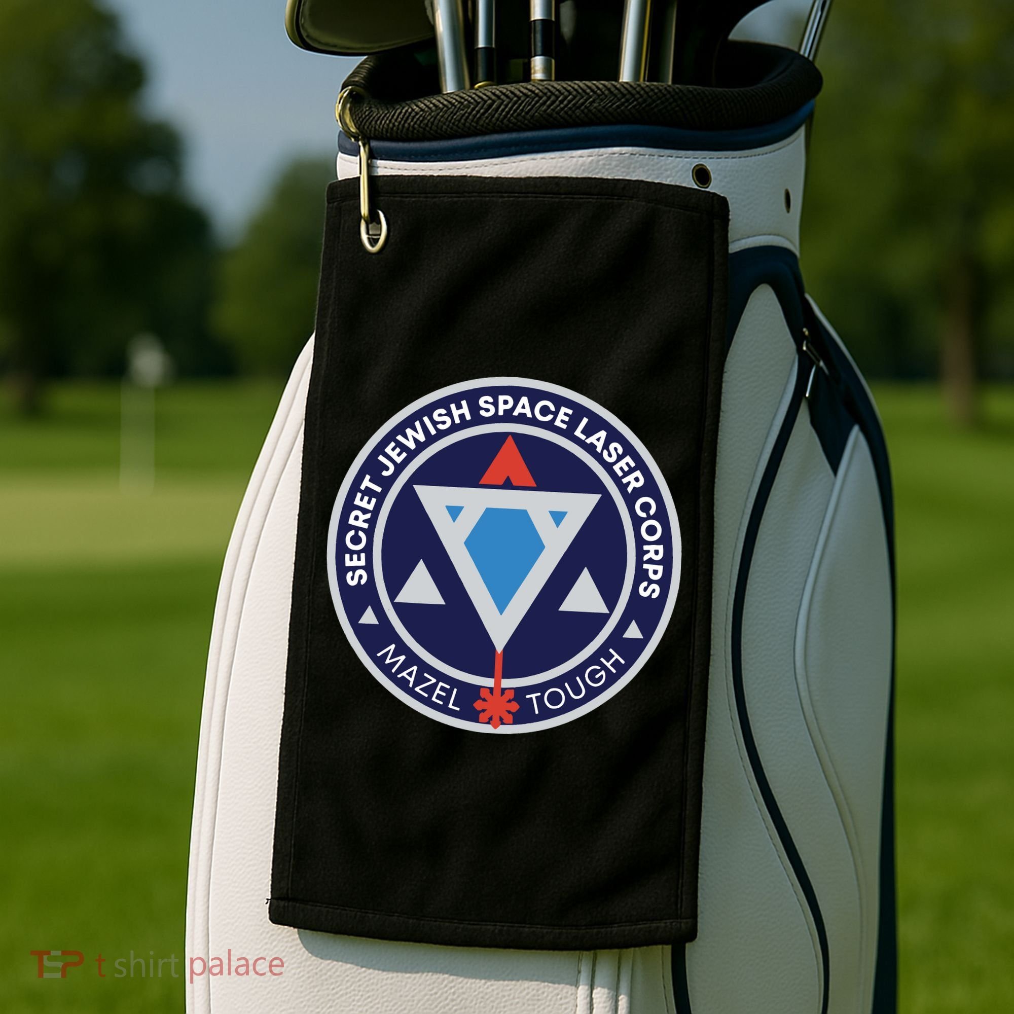 Secret Jewish Space Laser Corps Golf Towel