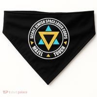 Secret Jewish Space Laser Corps Mazel Tov Funny Prank USA-Made Doggie Bandana thumb 0