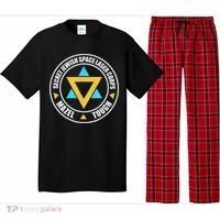 Secret Jewish Space Laser Corps Mazel Tov Funny Prank Pajama Set thumb 0