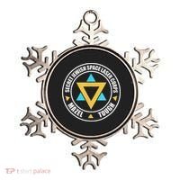 Secret Jewish Space Laser Corps Mazel Tov Funny Prank Ornament thumb 0
