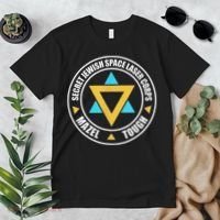 Secret Jewish Space Laser Corps Mazel Tov Funny Prank Premium T-Shirt thumb 2
