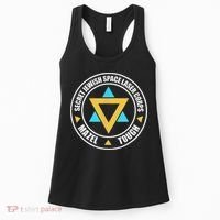 Secret Jewish Space Laser Corps Mazel Tov Funny Prank Women's Tank Top thumb 0