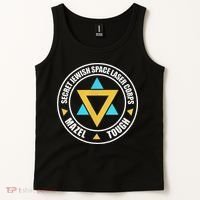 Secret Jewish Space Laser Corps Mazel Tov Funny Prank Tank Top thumb 2