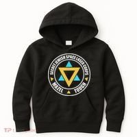 Secret Jewish Space Laser Corps Mazel Tov Funny Prank Kids Hoodie thumb 0