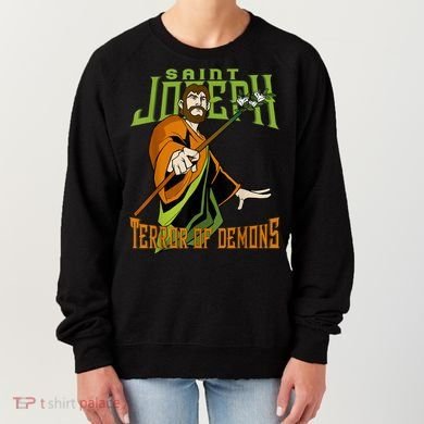 St Joseph Terror Of Demons Consecration 2021 Catholic Saint Women's Sweatshirt