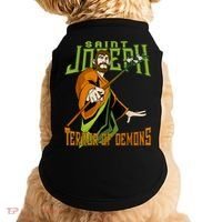 St Joseph Terror Of Demons Consecration 2021 Catholic Saint Doggie Tank thumb 0