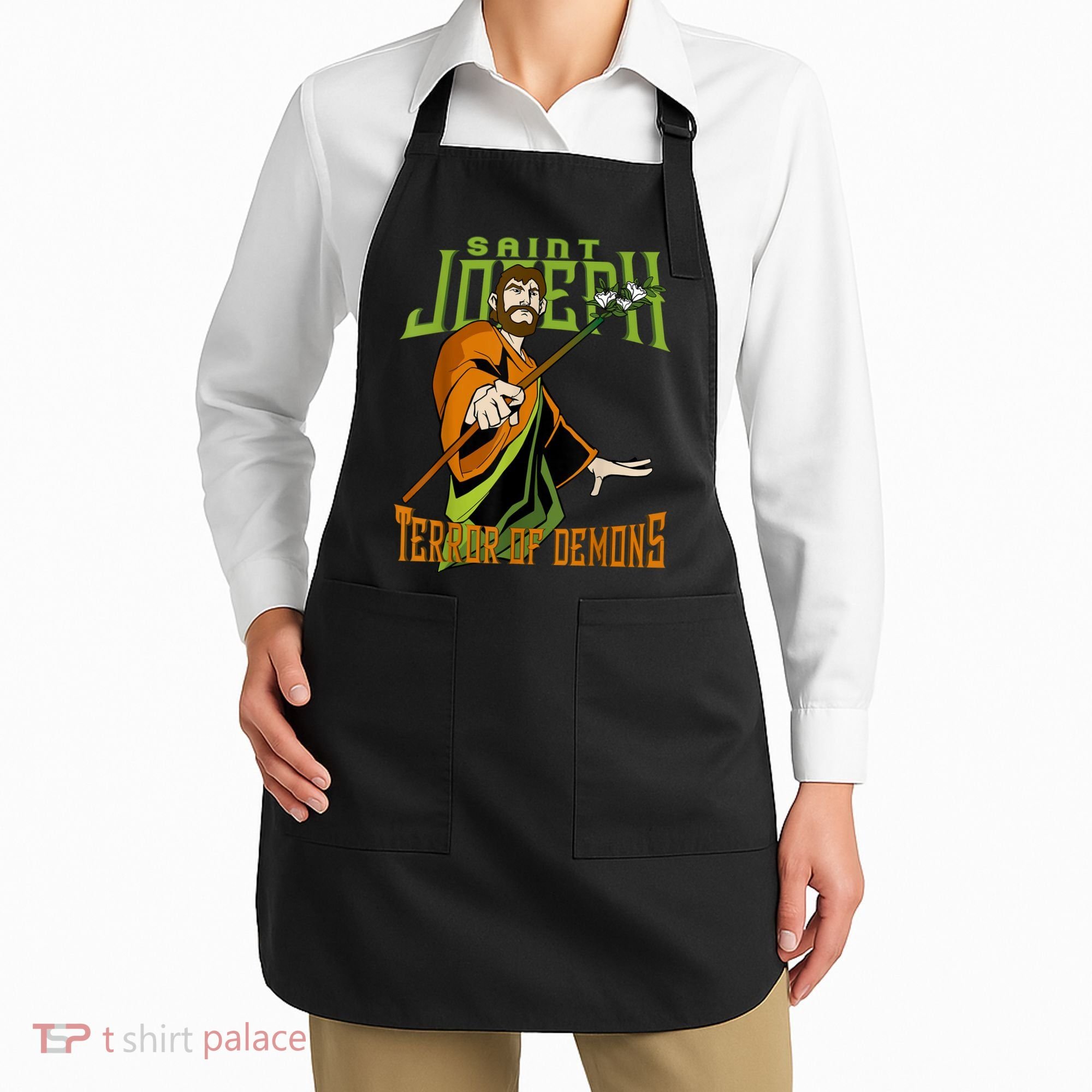St Joseph Terror Of Demons Consecration 2021 Catholic Saint Apron