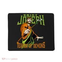 St Joseph Terror Of Demons Consecration 2021 Catholic Saint Mousepad thumb 0