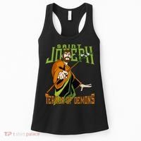 St Joseph Terror Of Demons Consecration 2021 Catholic Saint Women's Tank Top thumb 0