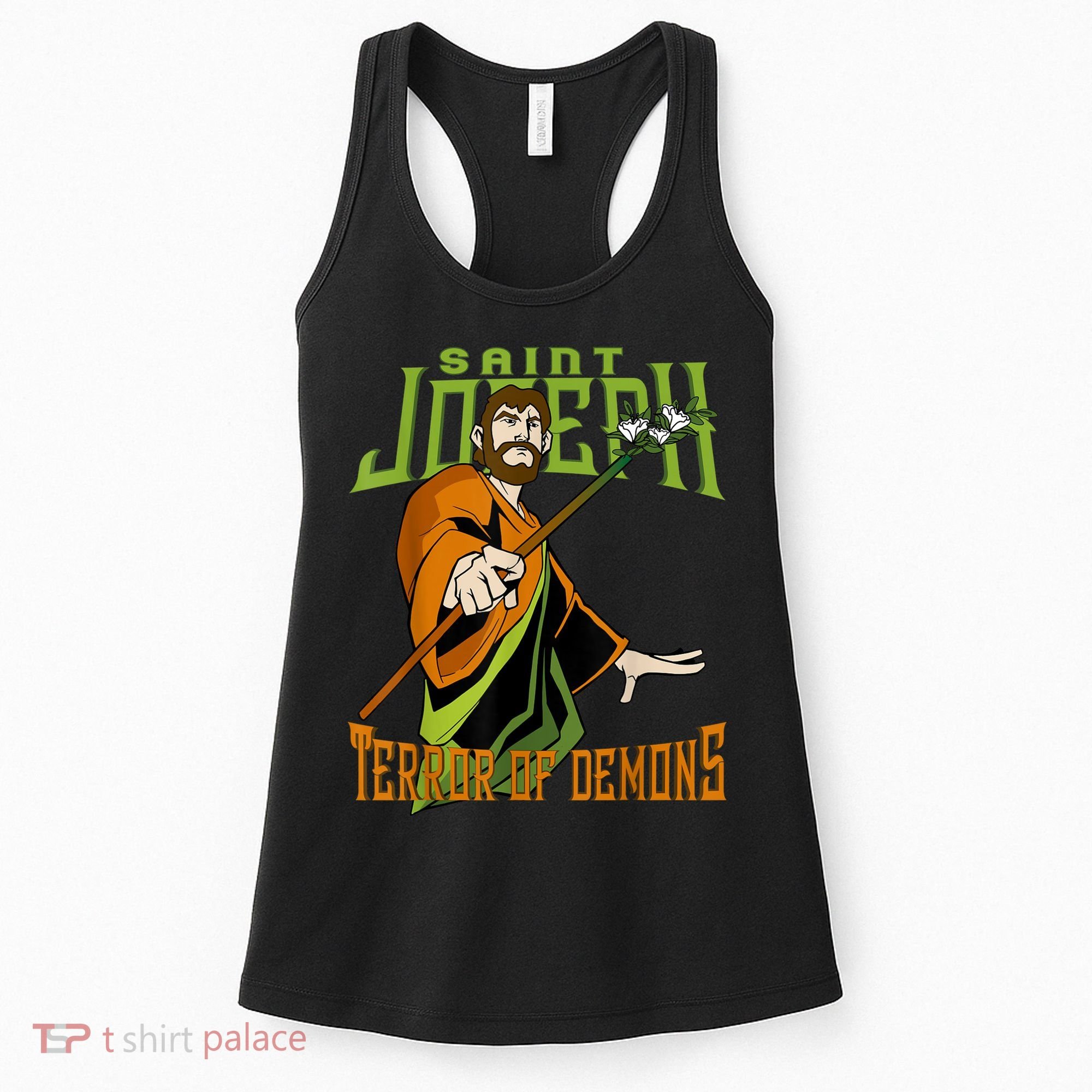 St Joseph Terror Of Demons Consecration 2021 Catholic Saint Women's Tank Top