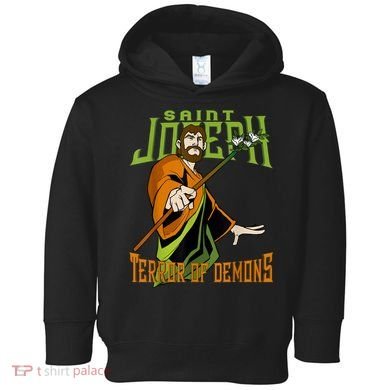 St Joseph Terror Of Demons Consecration 2021 Catholic Saint Toddler Hoodie