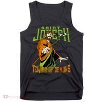 St Joseph Terror Of Demons Consecration 2021 Catholic Saint Tank Top thumb 0