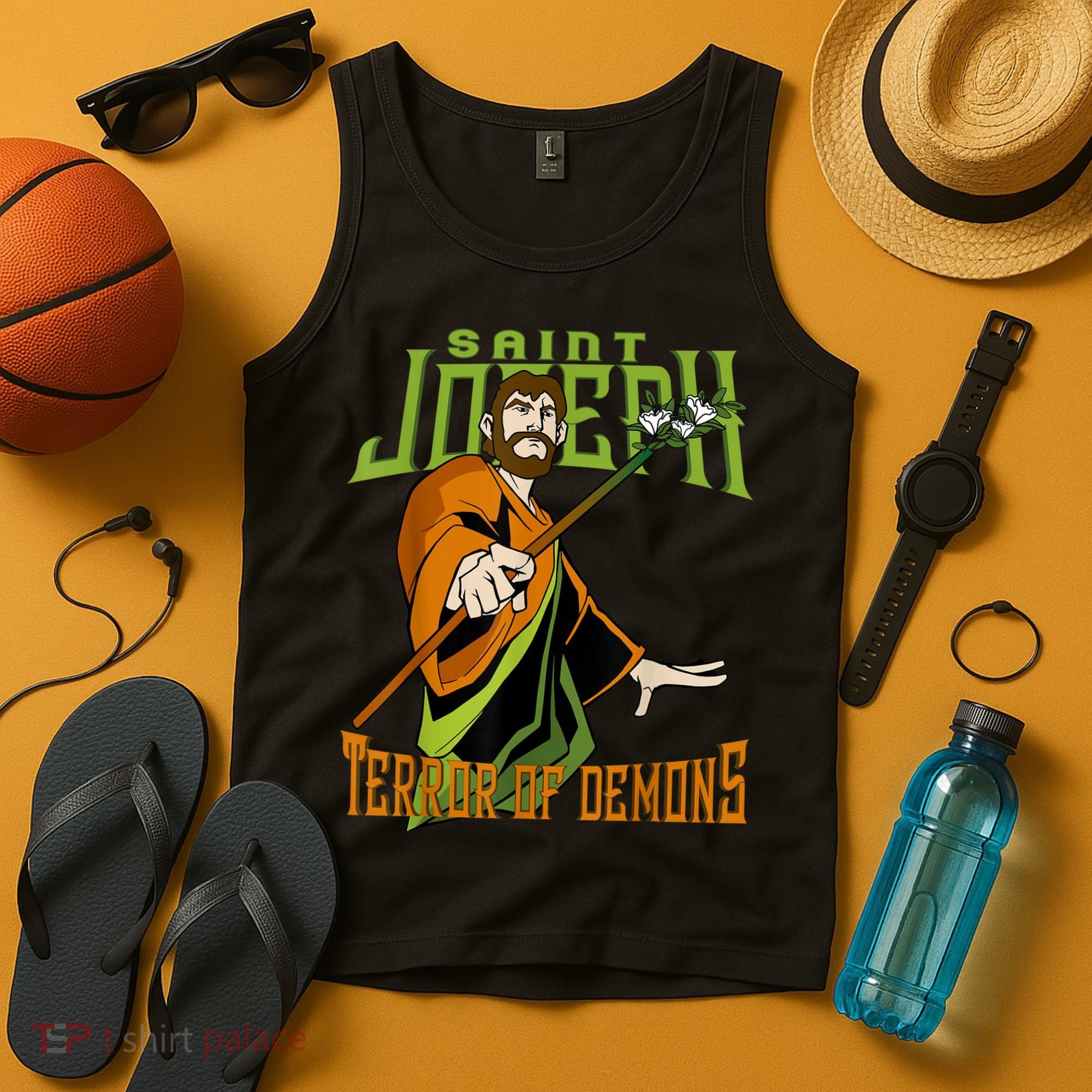 St Joseph Terror Of Demons Consecration 2021 Catholic Saint Tank Top