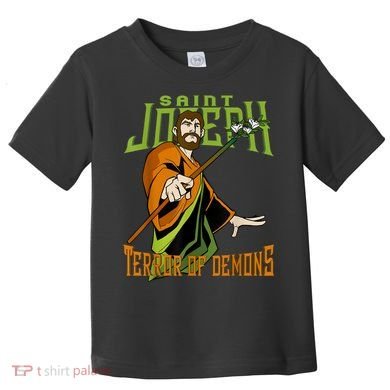 St Joseph Terror Of Demons Consecration 2021 Catholic Saint Toddler T-Shirt