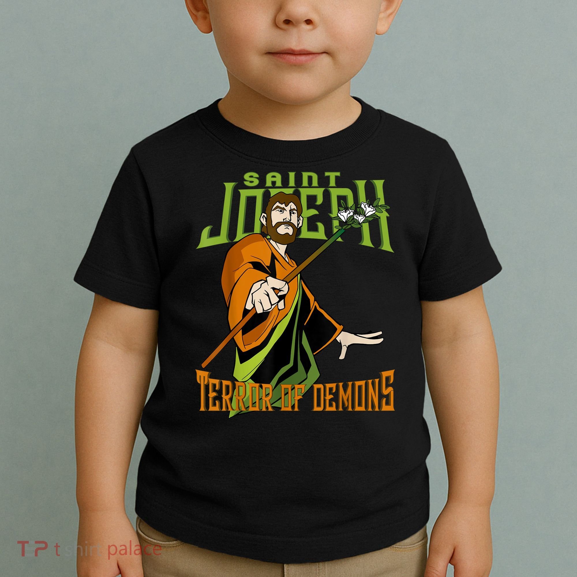 St Joseph Terror Of Demons Consecration 2021 Catholic Saint Toddler T-Shirt