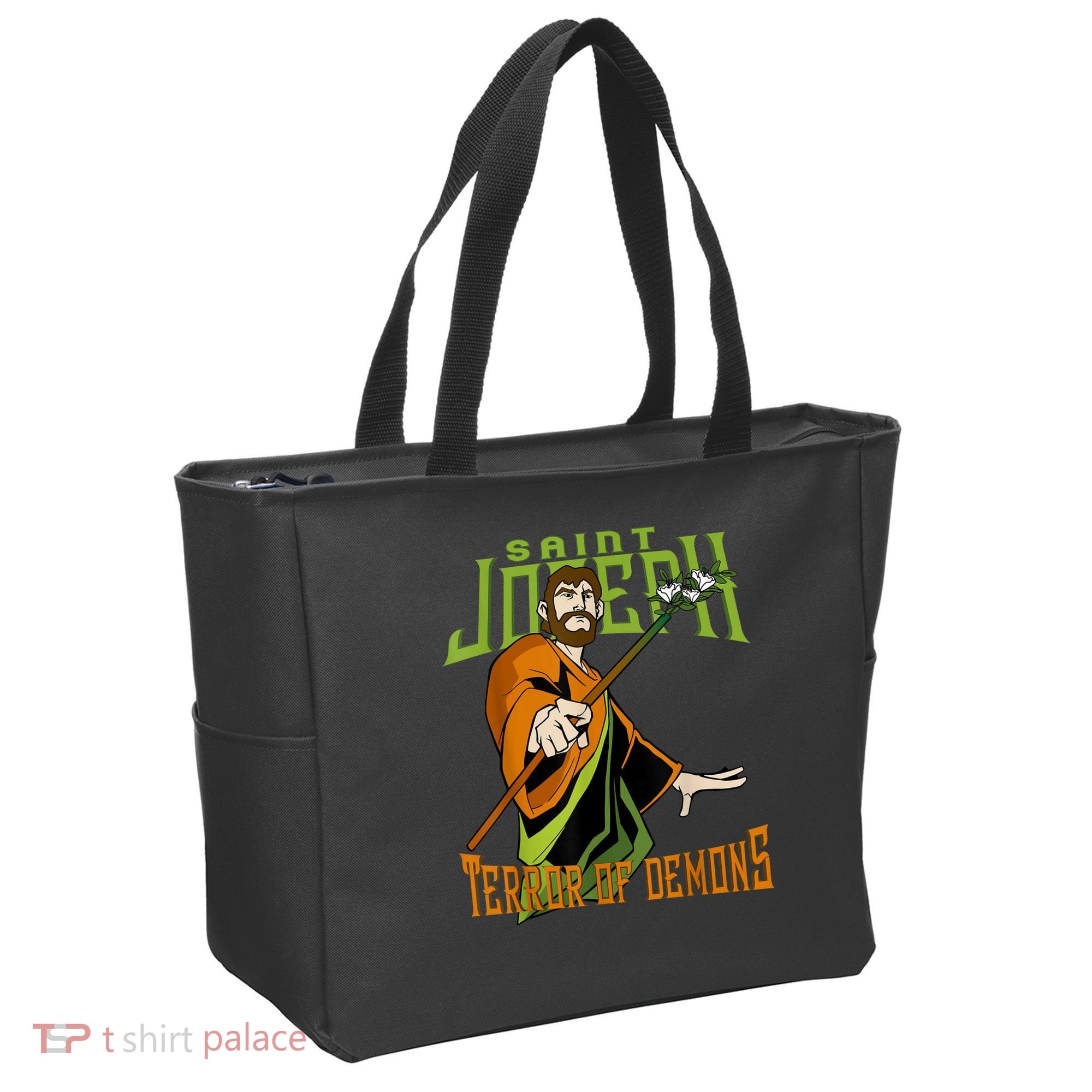 St Joseph Terror Of Demons Consecration 2021 Catholic Saint Tote Bag