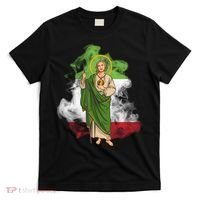 San Judas Tadeo con Bandera de México T-Shirt thumb 0