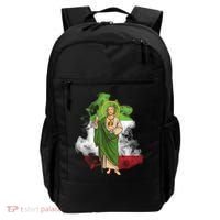 San Judas Tadeo con Bandera de México Backpack thumb 0