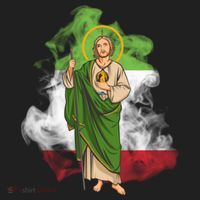 San Judas Tadeo con Bandera de México Tumbler thumb 3