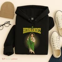 San Judas Tadeo Con Apellido HernáNdez Hoodie thumb 4