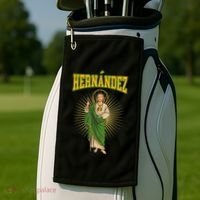 San Judas Tadeo Con Apellido HernáNdez Golf Towel thumb 2