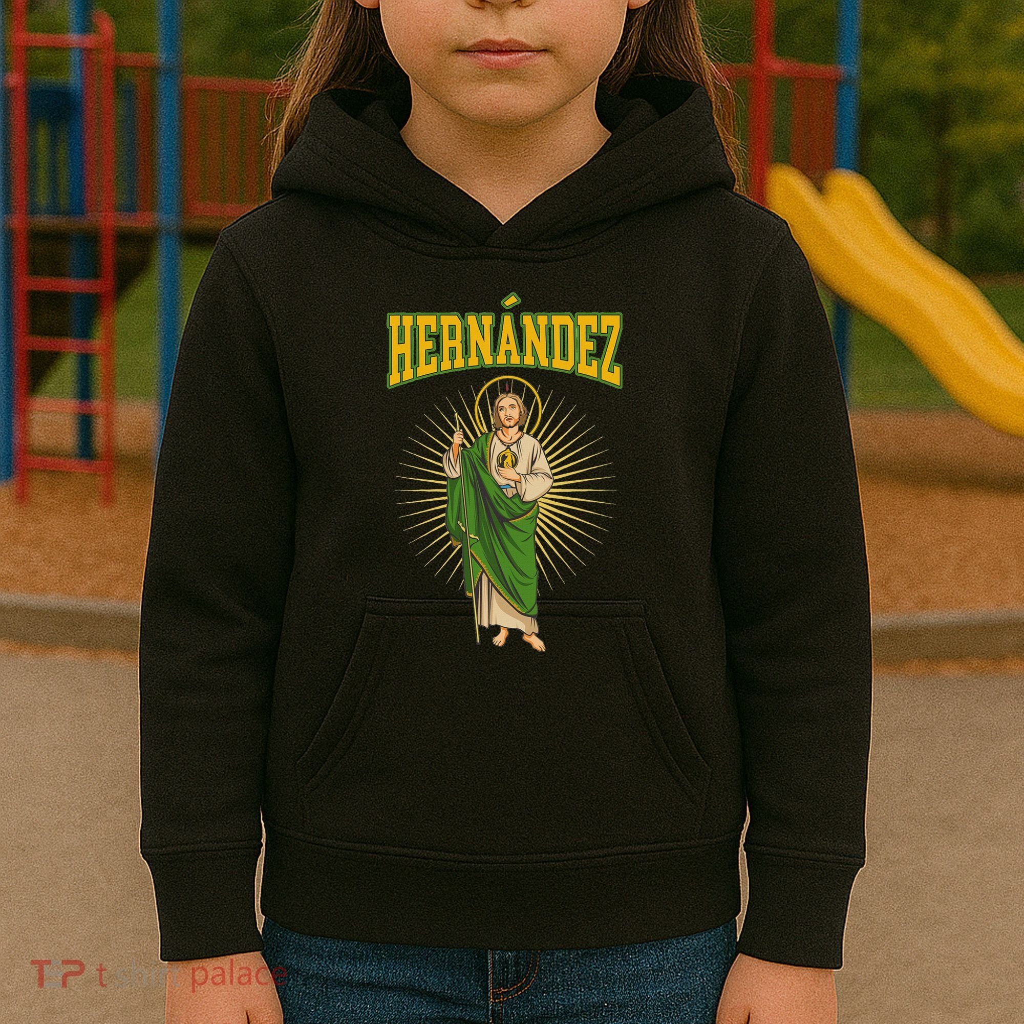 San Judas Tadeo Con Apellido HernáNdez Kids Hoodie