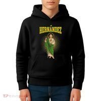 San Judas Tadeo Con Apellido HernáNdez Kids Hoodie thumb 4