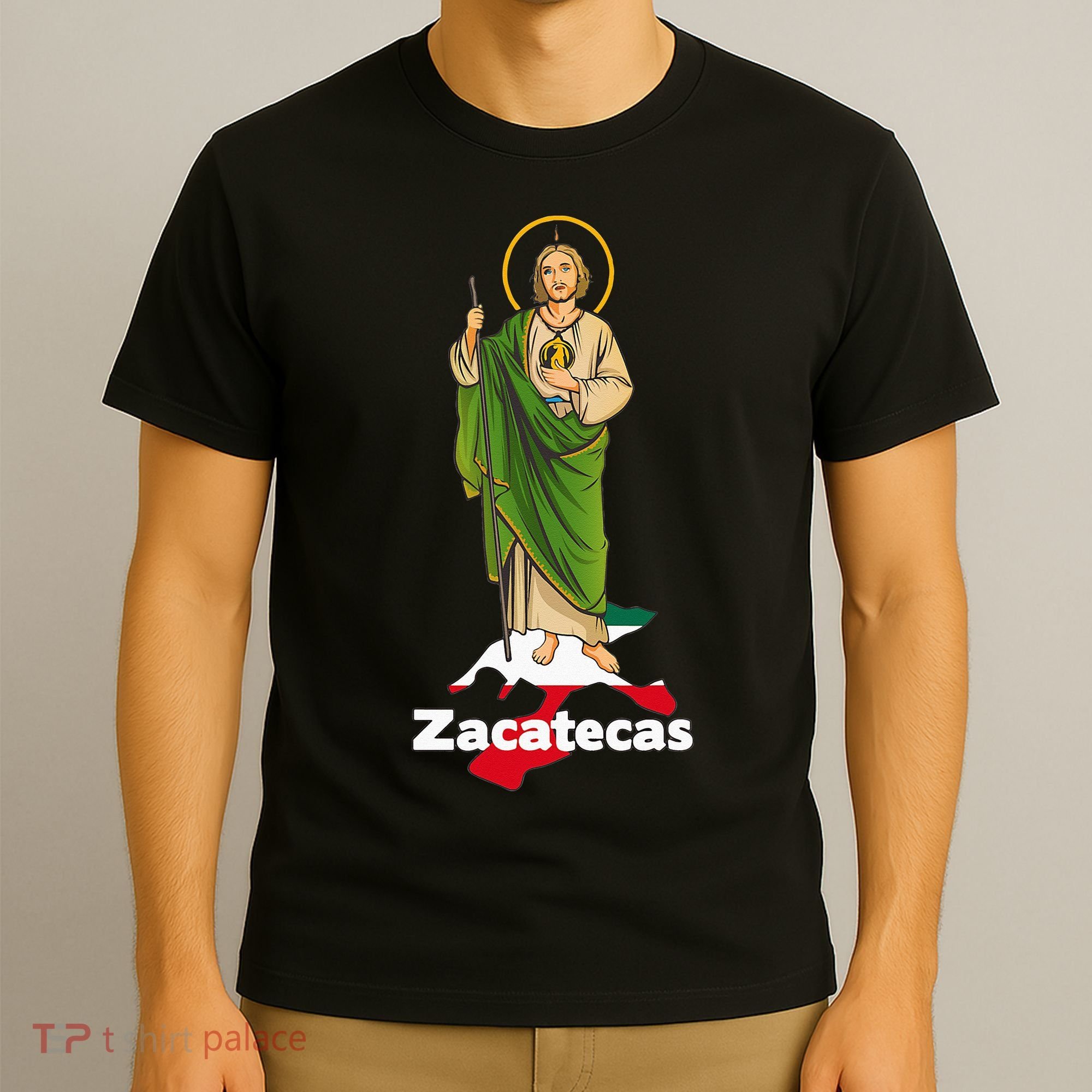 San Judas Tadeo with Zacatecas Mexico T-Shirt