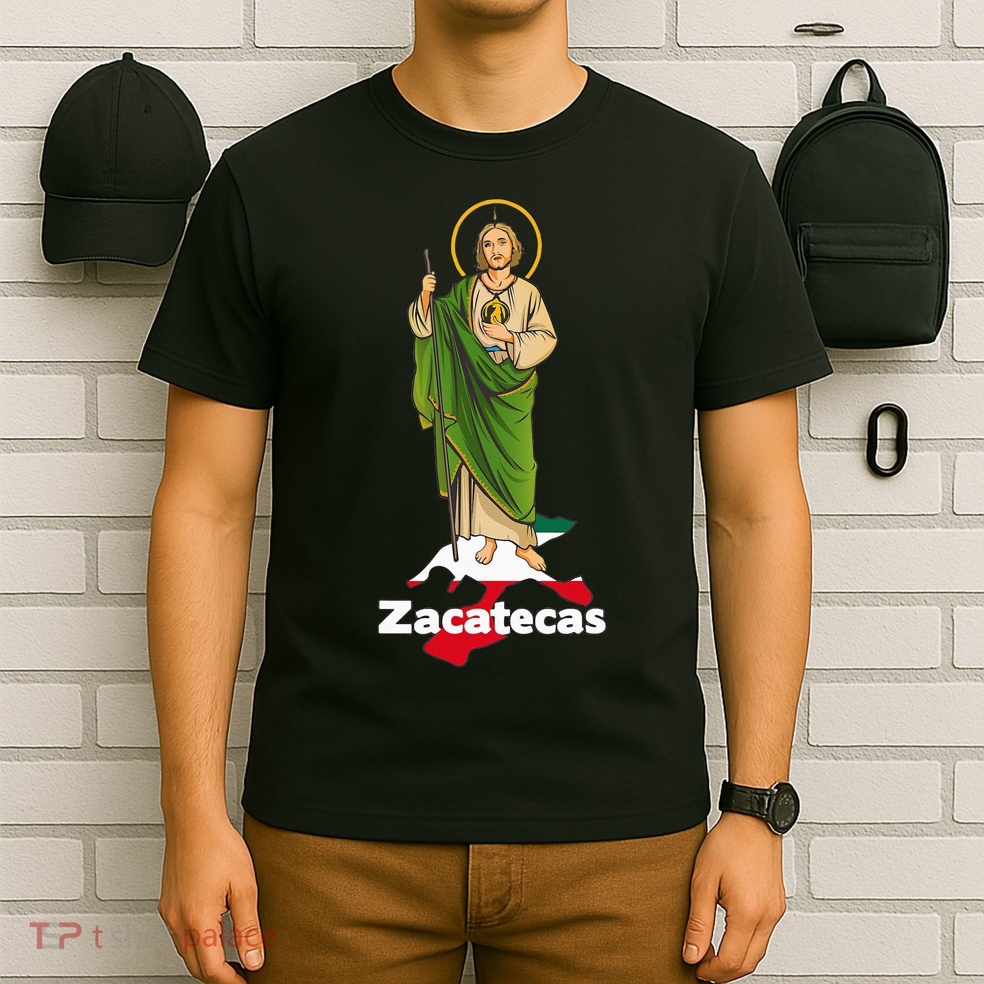 San Judas Tadeo with Zacatecas Mexico T-Shirt