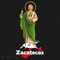 San Judas Tadeo with Zacatecas Mexico Women's Hoodie thumb 2