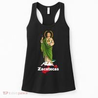 San Judas Tadeo with Zacatecas Mexico Women's Tank Top thumb 0