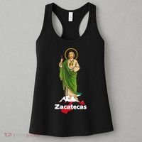 San Judas Tadeo with Zacatecas Mexico Women's Tank Top thumb 3