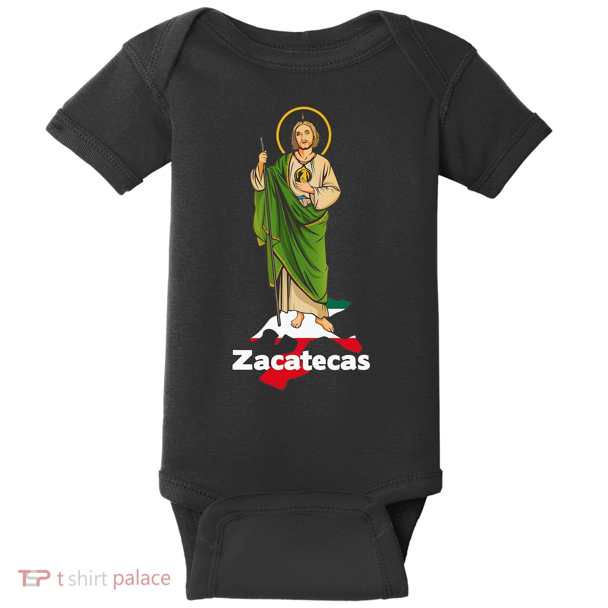 San Judas Tadeo with Zacatecas Mexico Baby Bodysuit