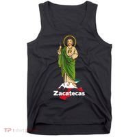 San Judas Tadeo with Zacatecas Mexico Tank Top thumb 0