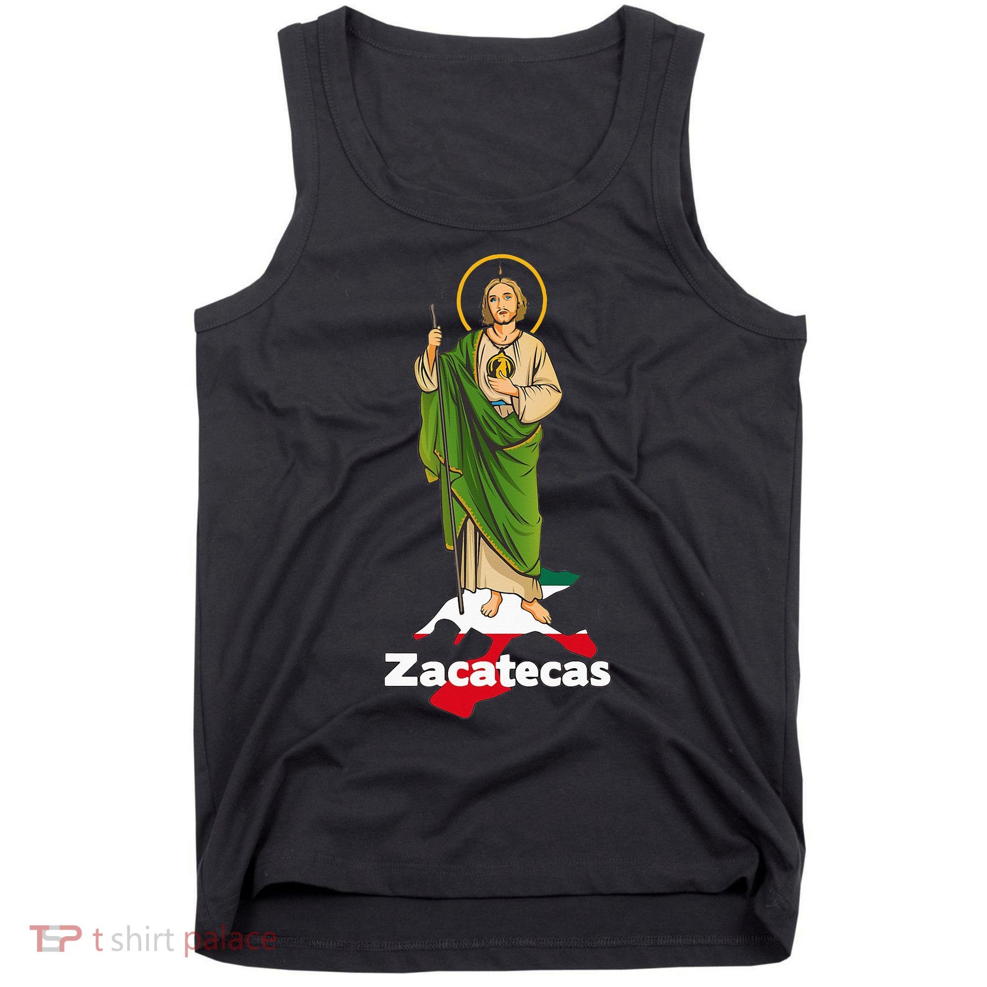 San Judas Tadeo with Zacatecas Mexico Tank Top