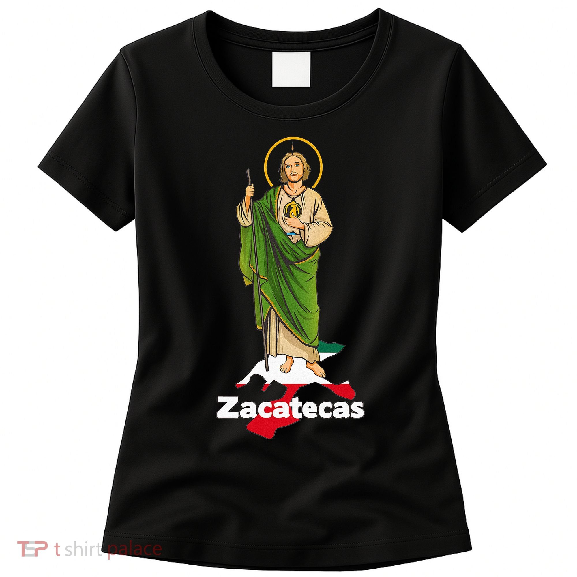 San Judas Tadeo with Zacatecas Mexico Women's T-Shirt