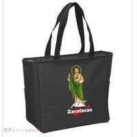 San Judas Tadeo with Zacatecas Mexico Tote Bag thumb 2