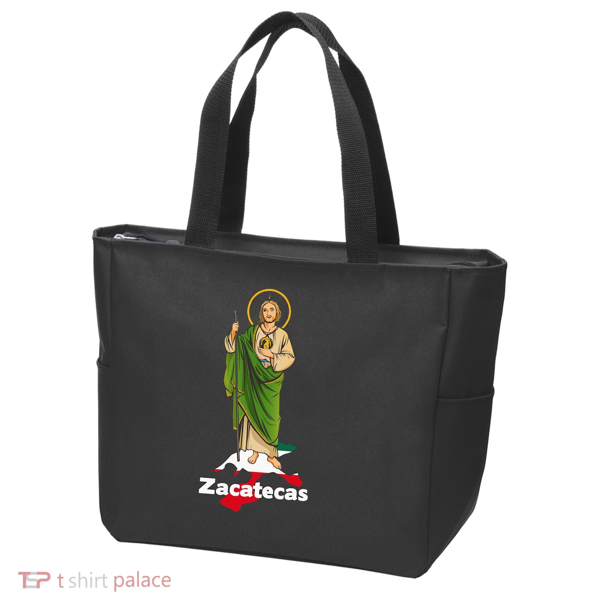 San Judas Tadeo with Zacatecas Mexico Tote Bag