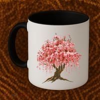 Sakura Japanese Tree Art Coffee Mug thumb 2